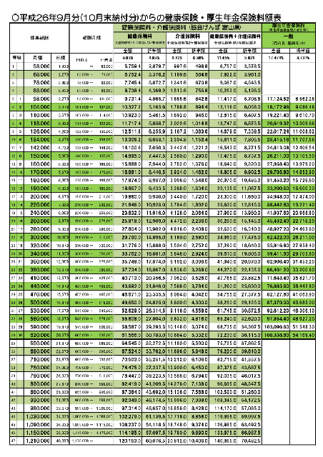 料 健康 保険